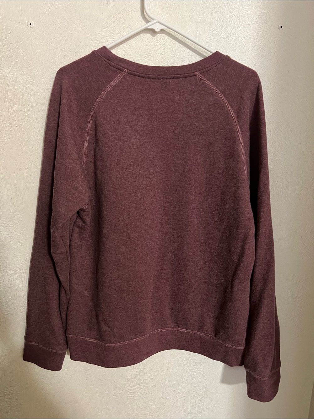 THE NORTH FACE Classic Deer Graphic Outdoor Fleece Sweatshirt Maroon Tan Wms XL - Picture 4 of 4